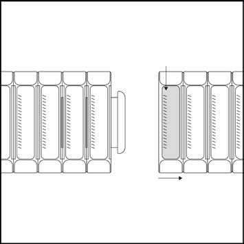 Perfect Fit — krok 2: stiskněte a rozdělte